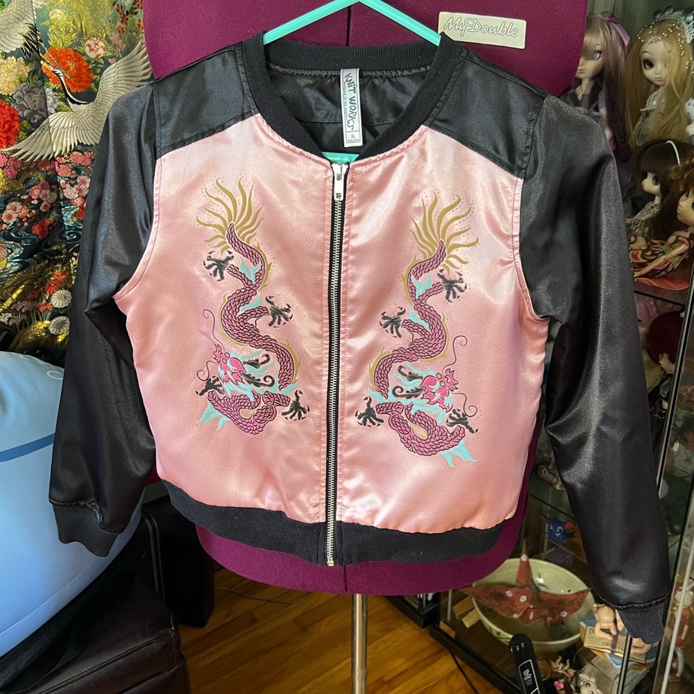 Knit Works Girls XL Bomber Jacket